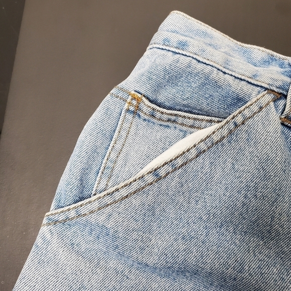 Zana Di Jean Light Wash Women's Size 13/14 Button Fly Shorts - Picture 5 of 13